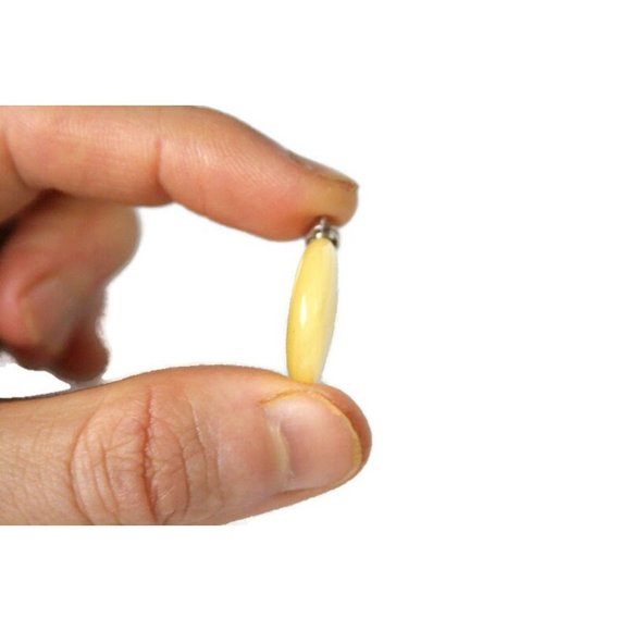 100% Real BALTIC Amber Pendant, Natural Amber Donut Pendant, Royal Butter Amber - Picture 6 of 7